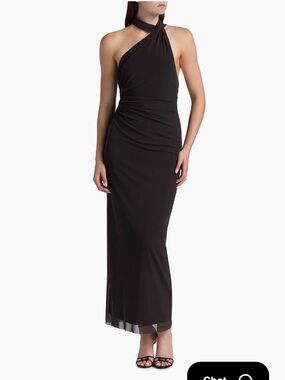 lucile sleeveless satin maxi dress Significant Other Lucile Strapless Maxi Dress
